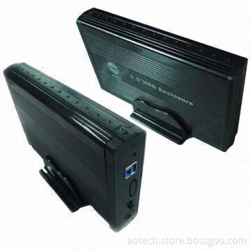 3.5-inch SATA HDD Enclosure, Supports Plug-and-play Function